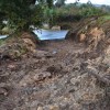 Denuncian daños en el Camino Portugués en Barro