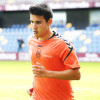 Samu Vilariño, en el primer entrenamiento de la pretemporada 2020-2021 del Pontevedra CF