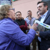 Reunión de vecinos con Luis Bará y Carmen Fouces por cambios circulatorios en el entorno de la avenida de Vigo