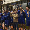 El Teucro celebra el título de liga y el ascenso a Asobal en el Municipal