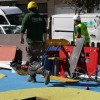 Obras no parque infantil da Praza 8 de Marzo
