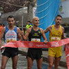 Podium masculino del XX Medio Maratón Cidade de Pontevedra