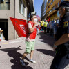 Manifestación del personal de Celso Míguez por las calles de Pontevedra