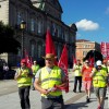 Marcha a pé entre Pontevedra e Vigo dos traballadores do Parque de Maquinaria