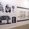 Inauguración de la exposición "El arte en el cómic" en el Pazo da Cultura