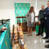 Armas y munición localizadas por la Guardia Civil en un taller clandestino de reparación en Tomiño