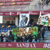 Aficionados del Racing de Ferrol en el Estadio Municipal de Pasarón