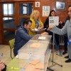 María Ramallo votando nas eleccións do 10N