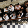 Reparto y ensayos de '12 sen piedade' del Aula de Teatro Municipal de Pontevedra