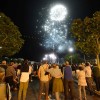 Fogos artificiais do peche das Festas da Peregrina 2016