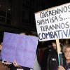 Manifestación por las calles de Pontevedra con motivo del 25-N