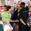 Protesta de trabajadores de Elnosa y el Parque de Maquinaria en el mitin del BNG