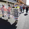 Manifestación del personal de Celso Míguez por las calles de Pontevedra