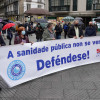Concentración de SOS Sanidade Pública en Pontevedra