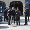 Controis da Brilat e da Policía Nacional no centro de Pontevedra 