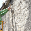 Revisión de la fachada oeste de las ruinas de Santo Domingo