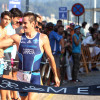 Martín Carrera en el campeonato gallego de acuatlon, celebrado en Poio
