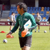 Luisito, nun adestramento do Pontevedra CF en Pasarón