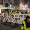 Manifestación de Ence por las calles de Pontevedra