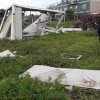 Danos do tornado en Sanxenxo