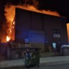 Incendio nunha nave industrial no polígono de Castiñeiras, en Bueu