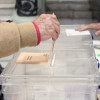 Pontevedreses votando en las elecciones generales