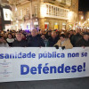 Concentración convocada pola Federación veciñal Castelao en defensa da sanidade pública