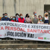 Protestas en centros de salud del área sanitaria de Pontevedra para reclamar más personal