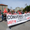 Manifestación de UGT no 1º de maio