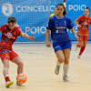 Rocío Gómez, en el partido de liga entre Poio Pescamar y Ourense Envialia en A Seca
