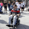 Entrenamiento de atletas con discapacidad que participarán en la carrera PonteNoite 5+5
