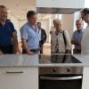 O alcalde visita as obras case finalizadas do novo local social de O Burgo