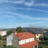 Incendio en el monte de A Fracha visto desde Pontevedra