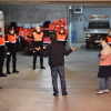 O alcalde visita a sede de Protección Civil de Pontevedra para agradecerlle o seu labor 