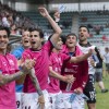 Celebración en Palencia do ascenso do Pontevedra CF
