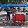 Vendedor de zumes no Zócalo