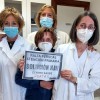 Protesta de profesionais dos PAC da área sanitaria de Pontevedra-O Salnés en Portas
