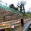 Corte de la calle Otero Pedrayo por el peligro de caída del muro del Albergue de Peregrinos