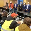 Xuntanza dos hostaleiros con Rafael Simancas e cargos do PSOE