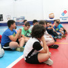 Jornada de puertas abiertas en la escuela deportiva de balonmano de Poio