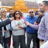 Reunión de vecinos con Luis Bará y Carmen Fouces por cambios circulatorios en el entorno de la avenida de Vigo