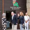 Chegada do Rey Juan Carlos, a Raíña Sofía e a Infanta Elena ao Real Club Náutico de Sanxenxo 