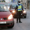 Control en Pontevedra para controlar el cierre perimetral del municipio 