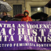 Concentración en Pontevedra en repulsa polos crimes machistas