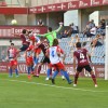 Partido de liga entre Pontevedra y Sporting B en Pasarón