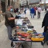 Reapertura do mercadillo de antigüidades na rúa Sierra