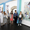 Intervenciones artísticas de alumnas de Belas Artes en el Hospital Provincial