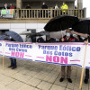 Protesta contra o parque eólico dos Cotos en Carballedo