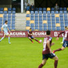 Partido de liga entre Pontevedra y Celta B en Pasarón