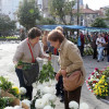 Mercado de flores de defuntos na Ferrería